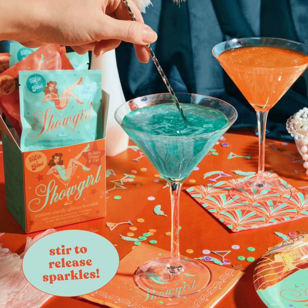 SHOWGIRL GLITTER DRINK BOMBS - Bonjour Fête 