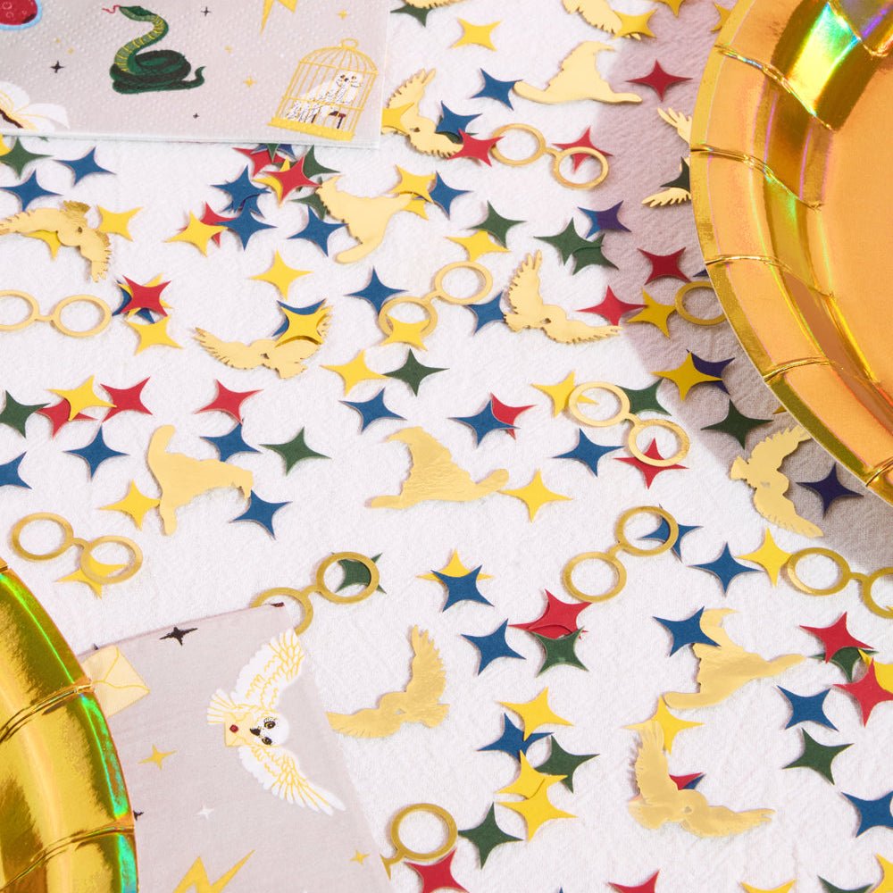 Wizard Confetti - 200 pc foil confetti xo, Fetti confetti Wizard Confetti - 200 pc foil confetti Bonjour Fete - Party Supplies