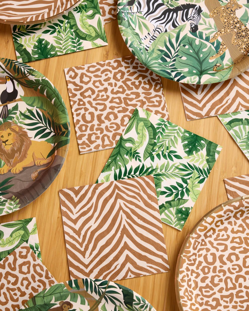 Safari Animal Cocktail Napkins