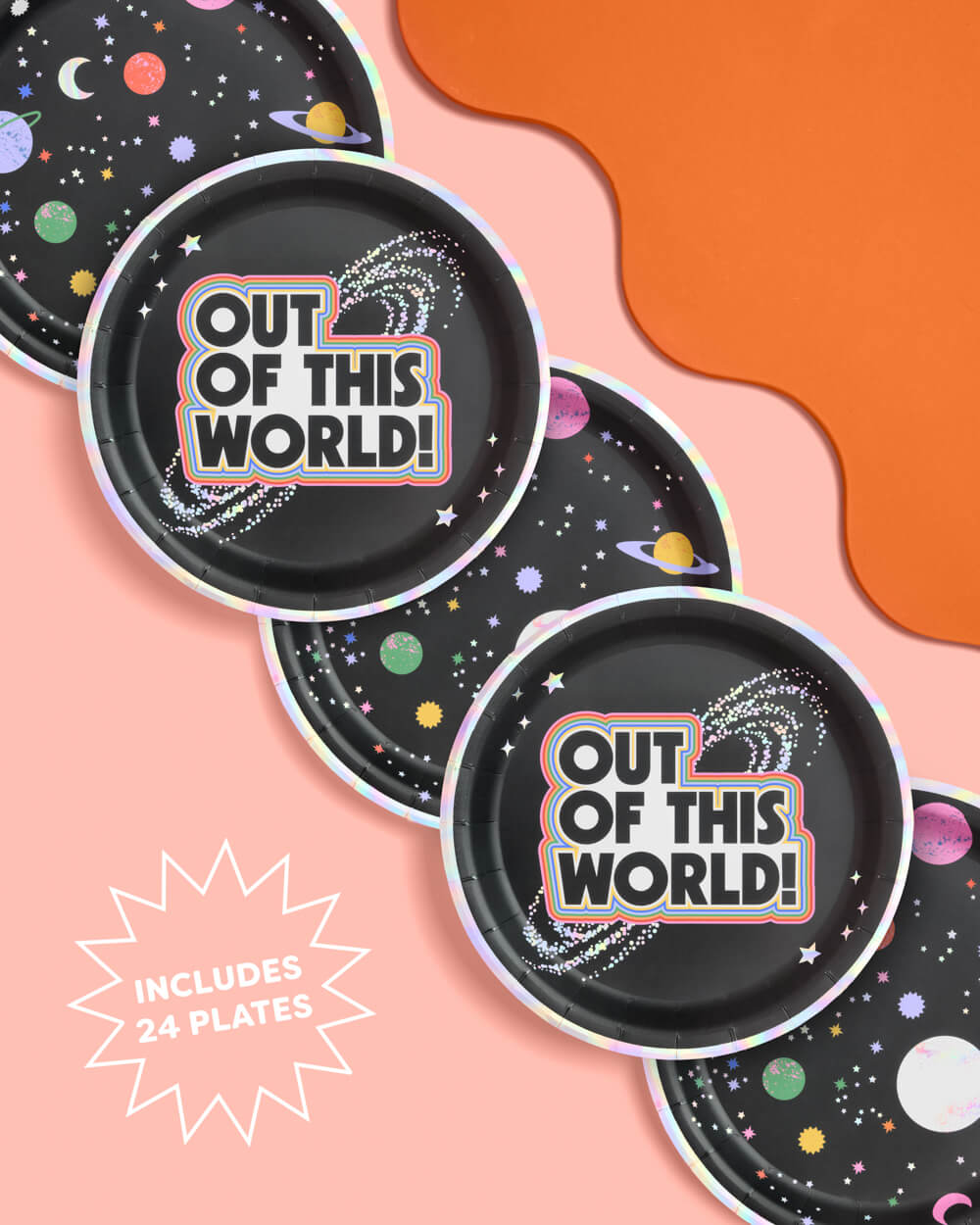 Out of This World Space Party Plates