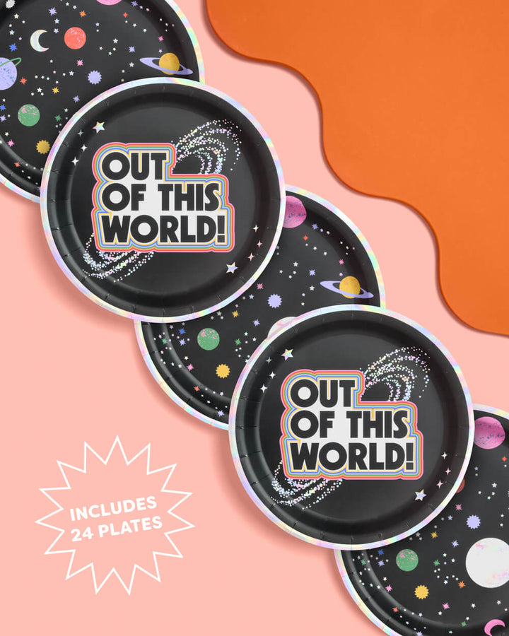 Out of This World Space Party Plates