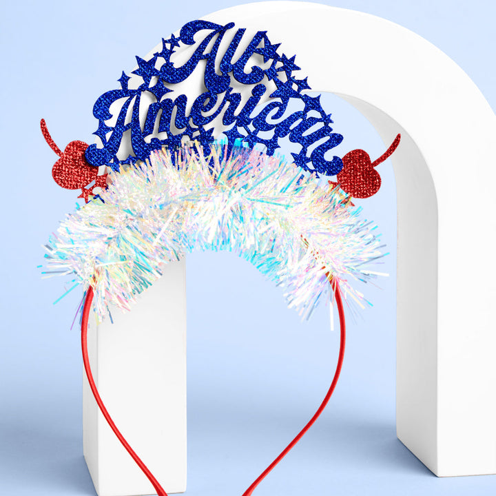 All American Headband - patriotic hair accessory xo, Fetti party headband All American Headband - patriotic hair accessory Bonjour Fete - Party Supplies