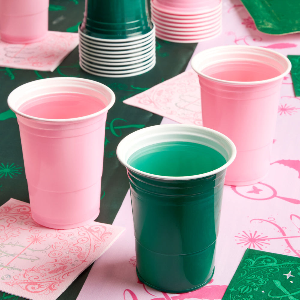 Camp Bride Cups - 50 matte 16 oz cups xo, Fetti cups Camp Bride Cups - 50 matte 16 oz cups Bonjour Fete - Party Supplies
