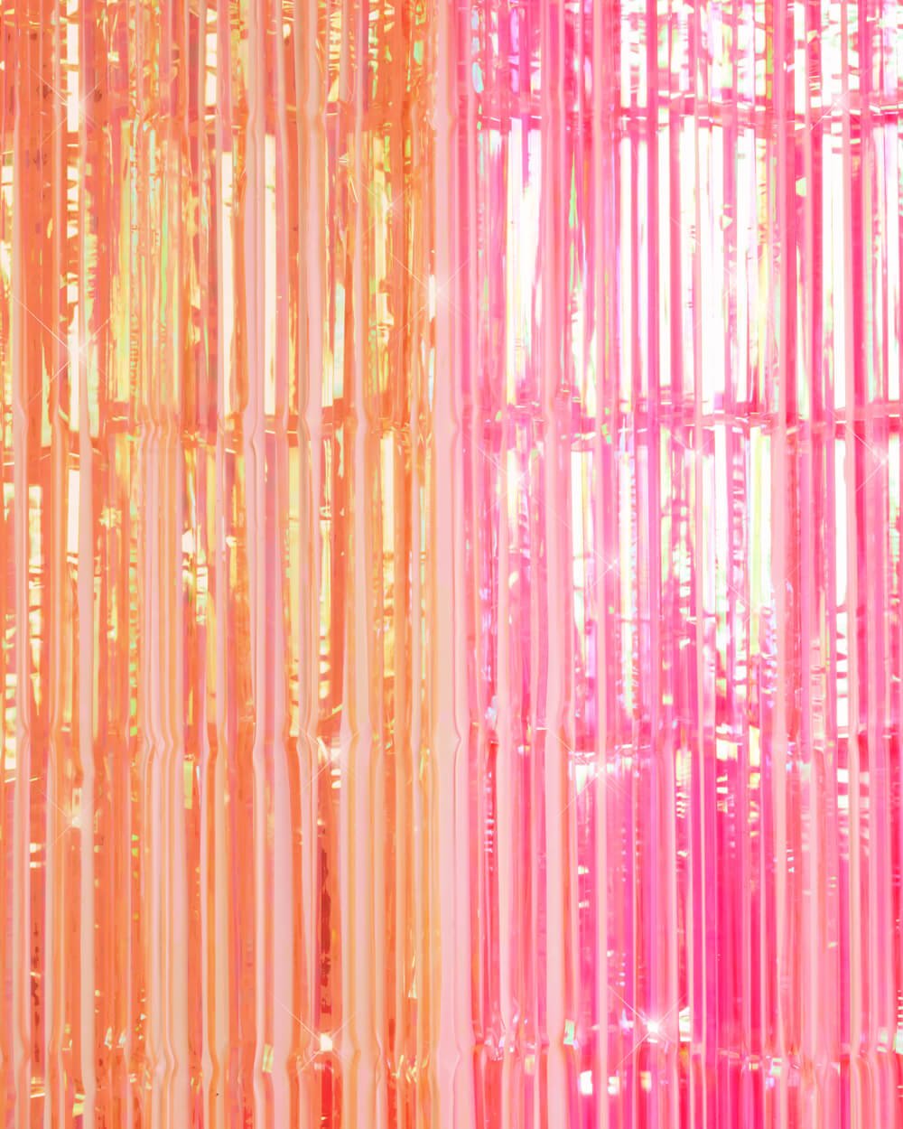 Sunset Curtain Pack - pink + orange foil curtains