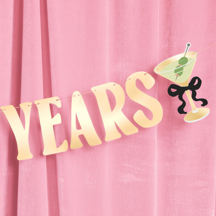Cheers to 40 Years Banner - gold foil banner xo, Fetti Banners Cheers to 40 Years Banner - gold foil banner Bonjour Fete - Party Supplies