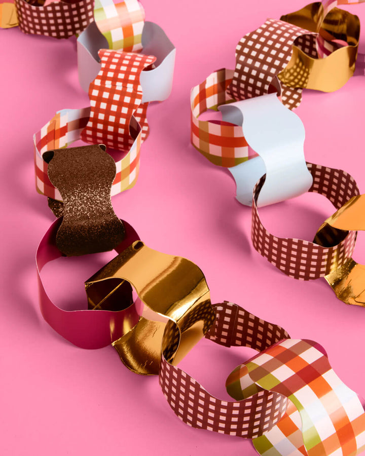 Thanksgiving Paper Chains - autumn paper garland