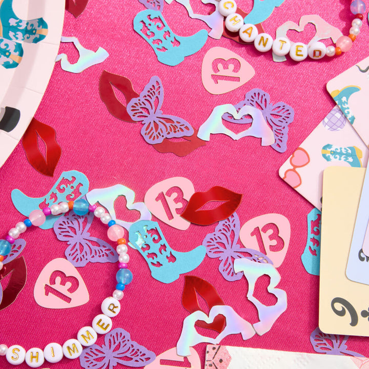 Eras Confetti - 200 pc foil confetti xo, Fetti xo, Fetti Collective Eras Confetti - 200 pc foil confetti Bonjour Fete - Party Supplies