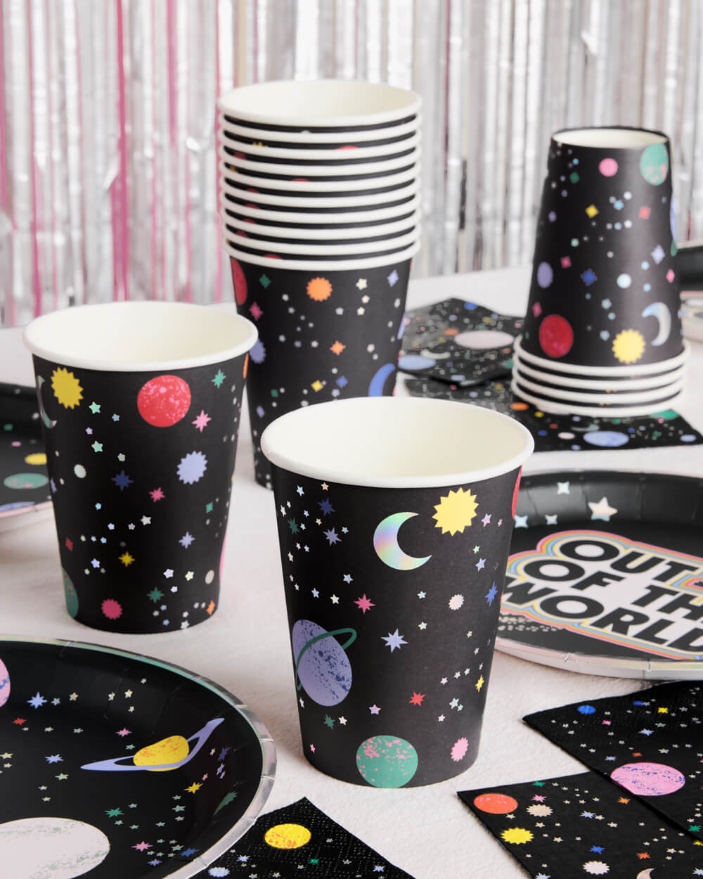 Out of This World Space Party Cups