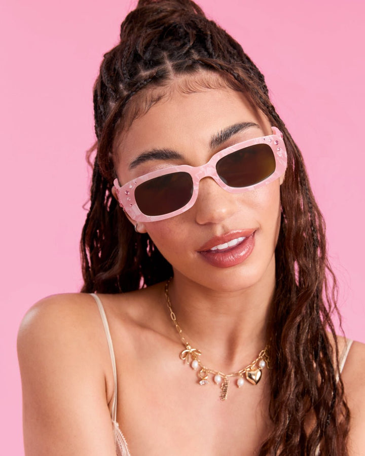 Birthday Girl bundle with a sash, a headband, and sunglasses