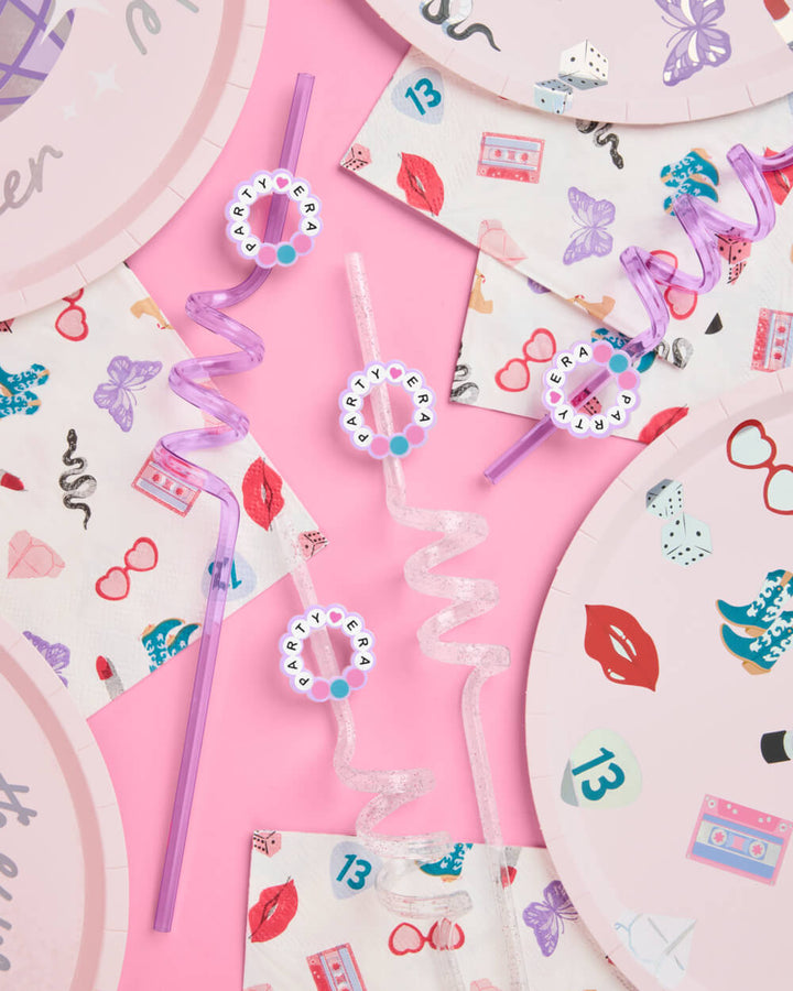 PARTY ERA REUSABLE STRAWS xo, Fetti xo, Fetti Collective PARTY ERA REUSABLE STRAWS Bonjour Fete - Party Supplies