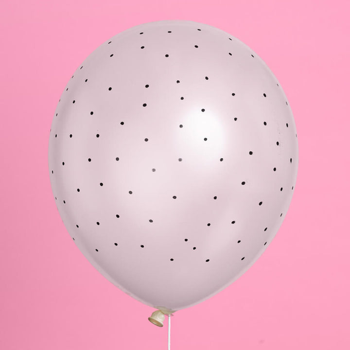 Little Black Bow Pack - 24 latex balloons xo, Fetti Balloons Little Black Bow Pack - 24 latex balloons Bonjour Fete - Party Supplies