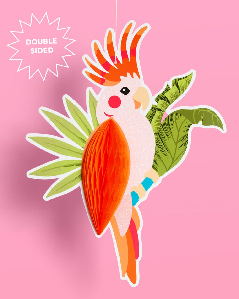 Tropical Bird & Hibiscus Party Banner Set