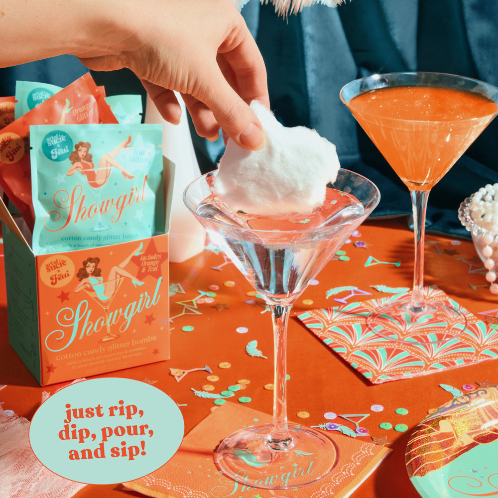 SHOWGIRL GLITTER DRINK BOMBS - Bonjour Fête 