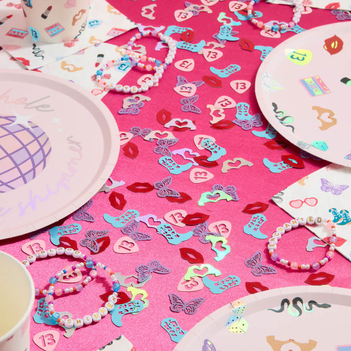 Eras Confetti - 200 pc foil confetti xo, Fetti xo, Fetti Collective Eras Confetti - 200 pc foil confetti Bonjour Fete - Party Supplies