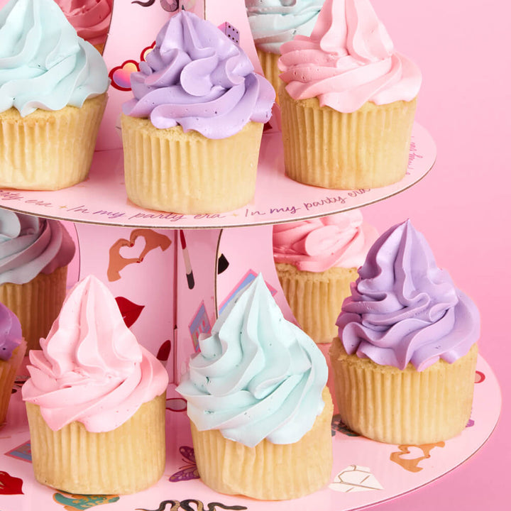 UNOFFICIAL SWIFTIE ERAS CUPCAKE TOWER xo, Fetti xo, Fetti Collective UNOFFICIAL SWIFTIE ERAS CUPCAKE TOWER Bonjour Fete - Party Supplies