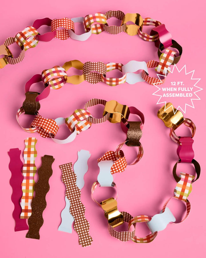 Thanksgiving Paper Chains - autumn paper garland