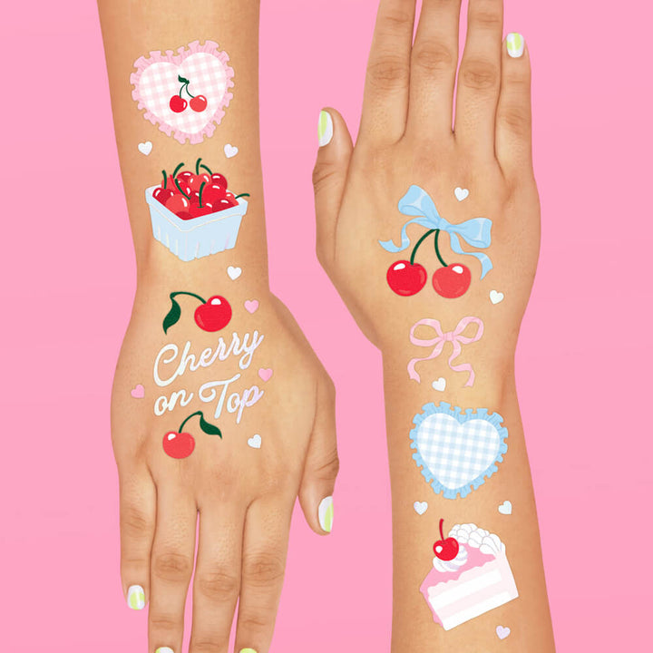 Ma Cherie Tats - 50 temporary tattoos xo, Fetti xo, Fetti Collective Ma Cherie Tats - 50 temporary tattoos Bonjour Fete - Party Supplies