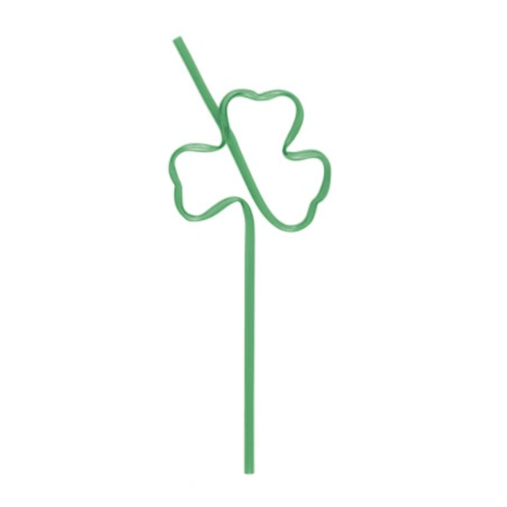 SHAMROCK SILLY STRAW Unique St. Patrick's Day Bonjour Fete - Party Supplies