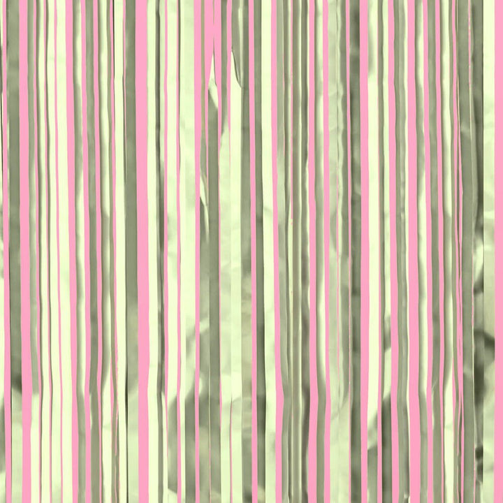 Martini Green Curtain - sage green foil curtain xo, Fetti foil curtain Martini Green Curtain - sage green foil curtain Bonjour Fete - Party Supplies