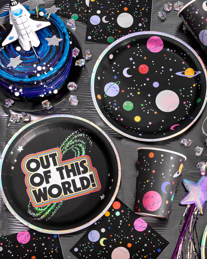 Out of This World Space Party Plates