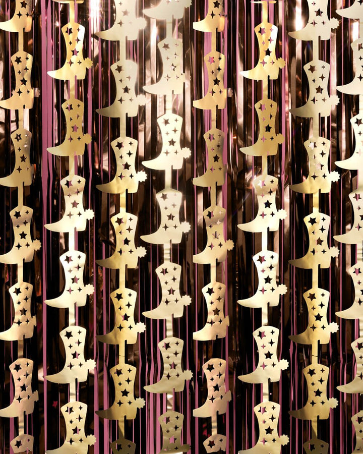 Wild Wild West Pack - cowgirl boot + fringe curtains xo, Fetti xo, Fetti Collective Wild Wild West Pack - cowgirl boot + fringe curtains Bonjour Fete - Party Supplies