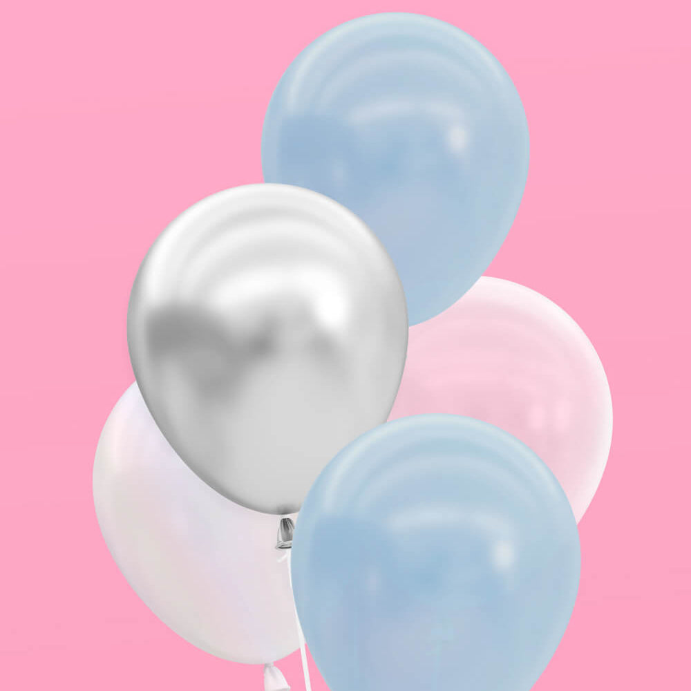 Cloud Nine Pack - 25 latex balloons xo, Fetti Balloons Cloud Nine Pack - 25 latex balloons Bonjour Fete - Party Supplies