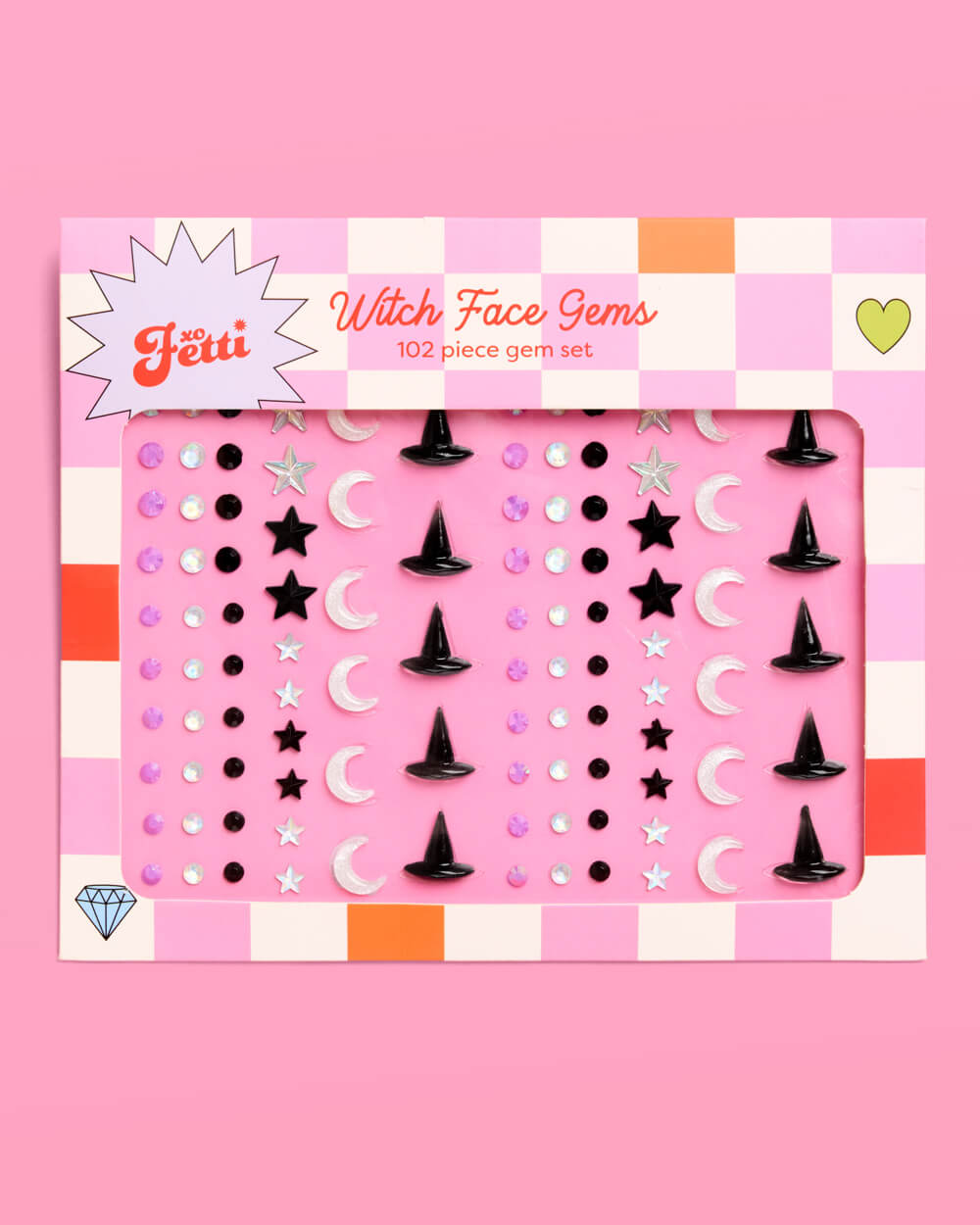 Witch Face Gems - Halloween Gem Set