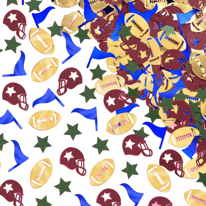 Varsity Confetti - 200 pc foil confetti xo, Fetti confetti Varsity Confetti - 200 pc foil confetti Bonjour Fete - Party Supplies