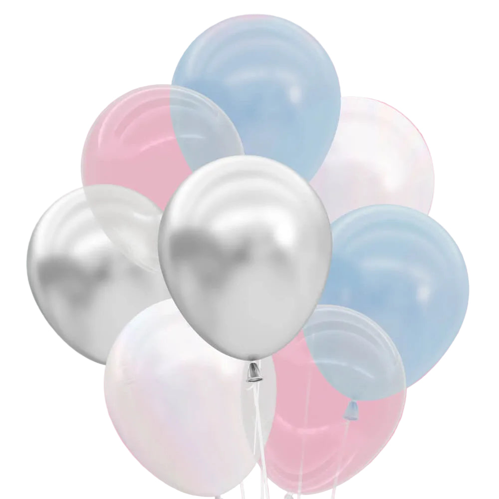 Cloud Nine Pack - 25 latex balloons xo, Fetti Balloons Cloud Nine Pack - 25 latex balloons Bonjour Fete - Party Supplies