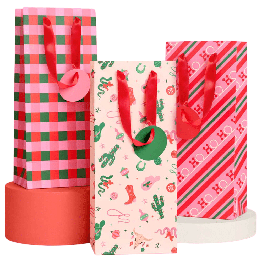 HO-down Wine Bag Set - 9 wine gift bags