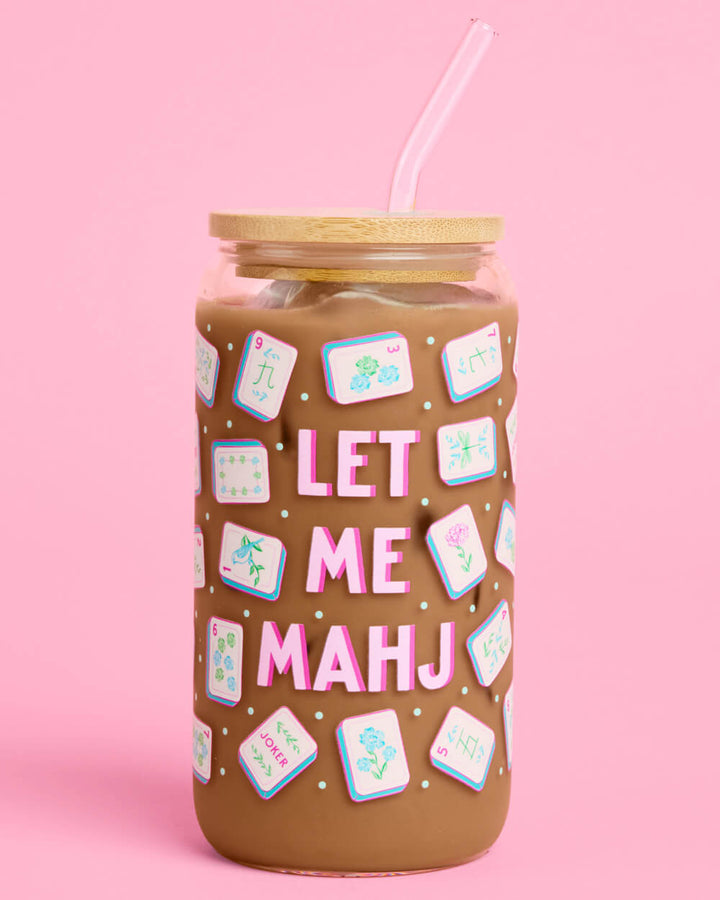 Mahj All Day Tumbler - 16 oz glass cup