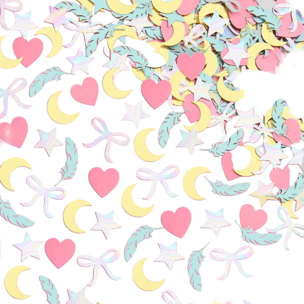 Sweet Dreams Confetti - 200 pc iridescent foil confetti xo, Fetti confetti Sweet Dreams Confetti - 200 pc iridescent foil confetti Bonjour Fete - Party Supplies