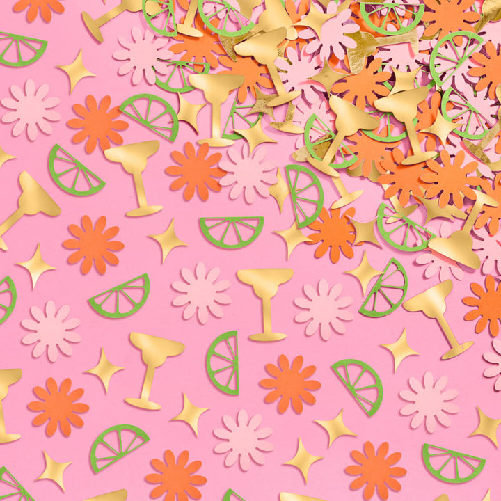 Margs Confetti - 200 pc foil confetti xo, Fetti confetti Margs Confetti - 200 pc foil confetti Bonjour Fete - Party Supplies