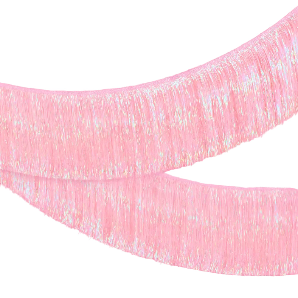 Pretty in Pink Fringe - light pink fringe banner xo, Fetti xo, Fetti Collective Pretty in Pink Fringe - light pink fringe banner Bonjour Fete - Party Supplies