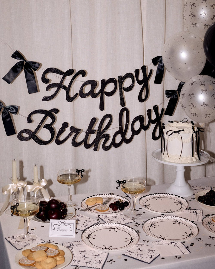 Little Black Bow Birthday Party Bundle