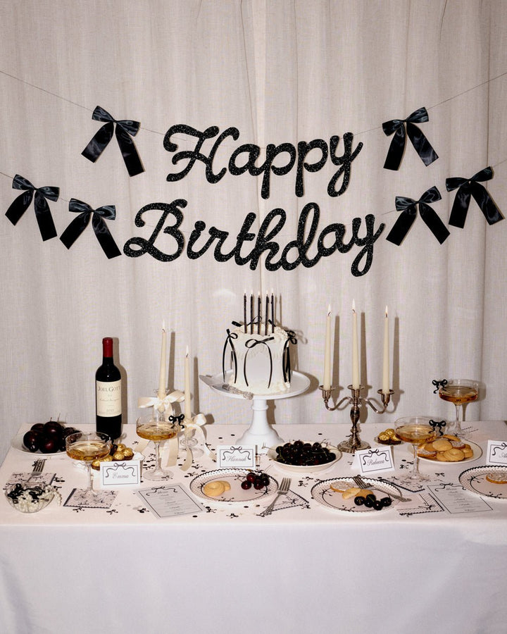 Little Black Bow Birthday Party Bundle