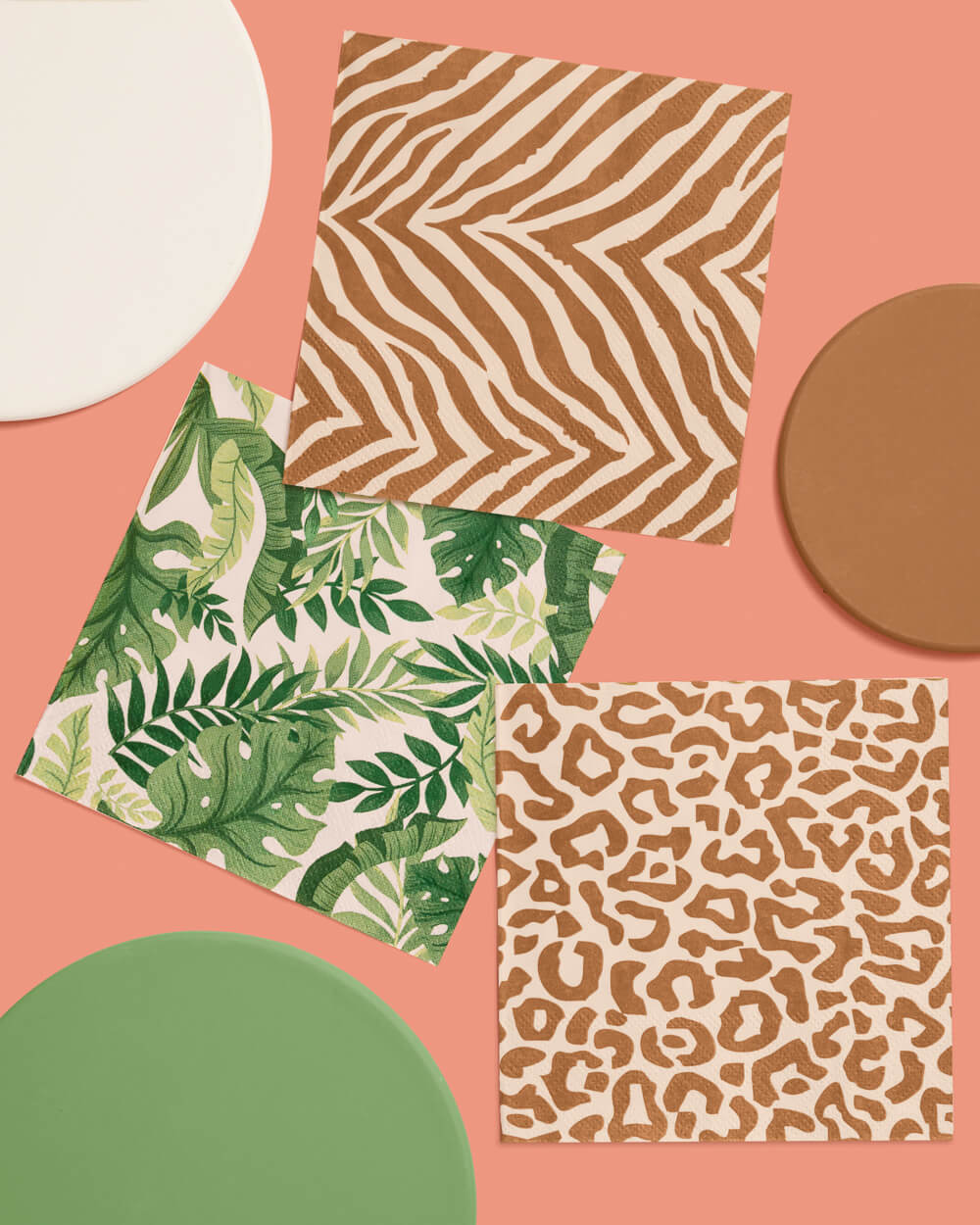 Safari Animal Cocktail Napkins
