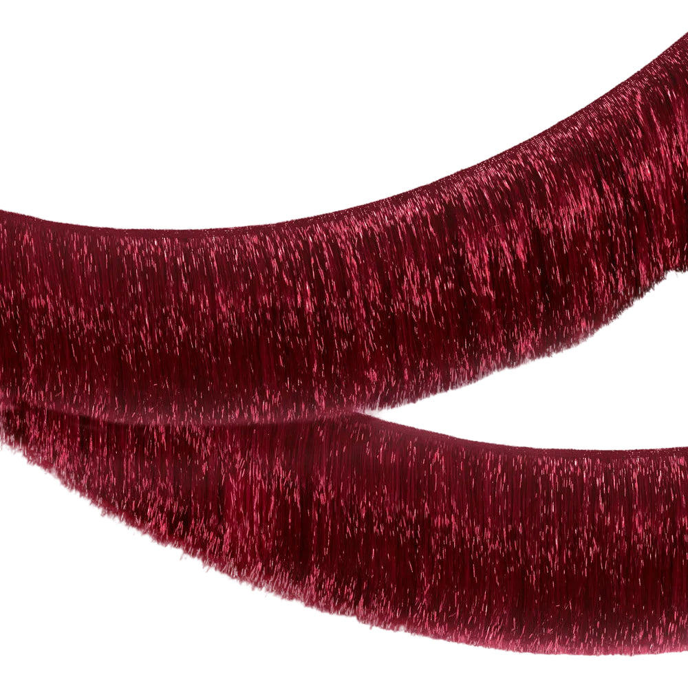 Merlot Fringe - maroon fringe banner xo, Fetti Banners Merlot Fringe - maroon fringe banner Bonjour Fete - Party Supplies