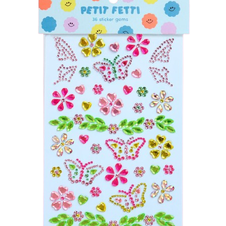 Butterfly Face Gems - Pastel Gem Set