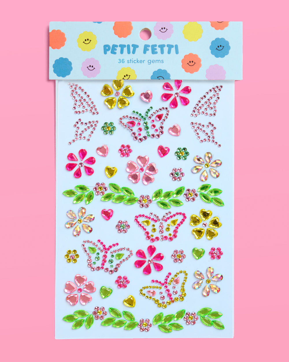 Butterfly Face Gems - Pastel Gem Set