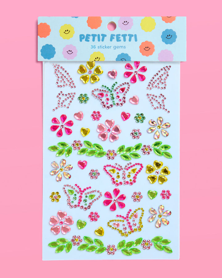 Butterfly Face Gems - Pastel Gem Set