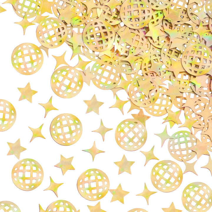 Golden Confetti - 200 pc foil confetti xo, Fetti confetti Golden Confetti - 200 pc foil confetti Bonjour Fete - Party Supplies