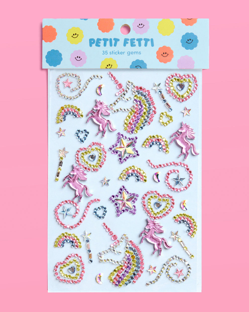 Unicorn Face Gems - Rainbow Gem Set