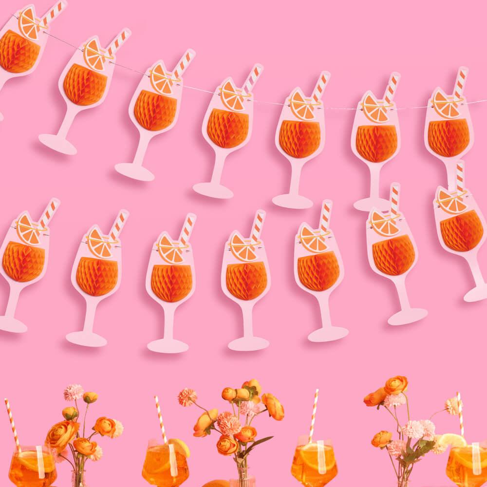 Spritz Accordion Banner - Bonjour Fête 