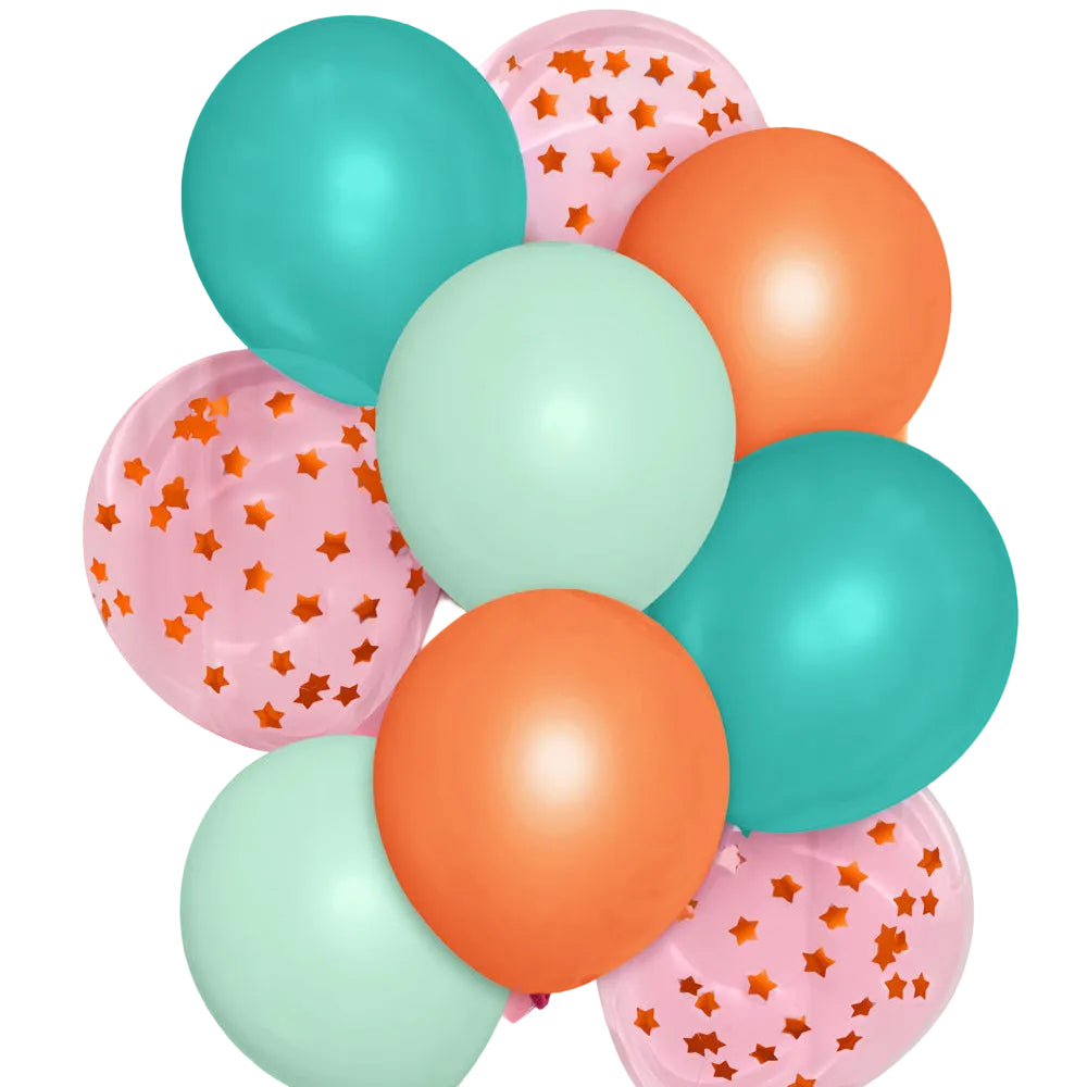 Showgirl Balloons - 24 latex balloons xo, Fetti balloons Showgirl Balloons - 24 latex balloons Bonjour Fete - Party Supplies