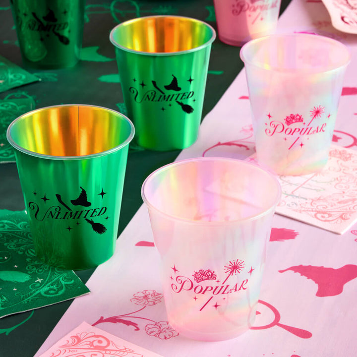 Emerald City Cups - 16 plastic cups xo, Fetti xo, Fetti Collective Emerald City Cups - 16 plastic cups Bonjour Fete - Party Supplies