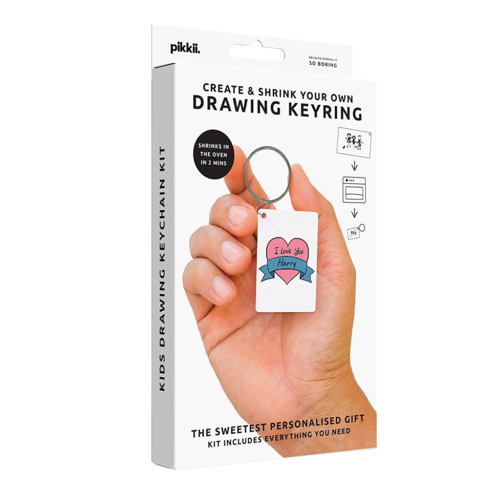 CREATE & SHRINK YOUR OWN DRAWING KEYRING Pikkii Adult Jewelry & Accessories Bonjour Fete - Party Supplies