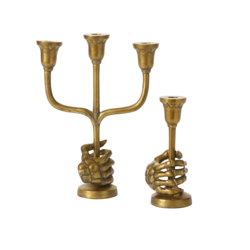 Skeleton Candle Holder