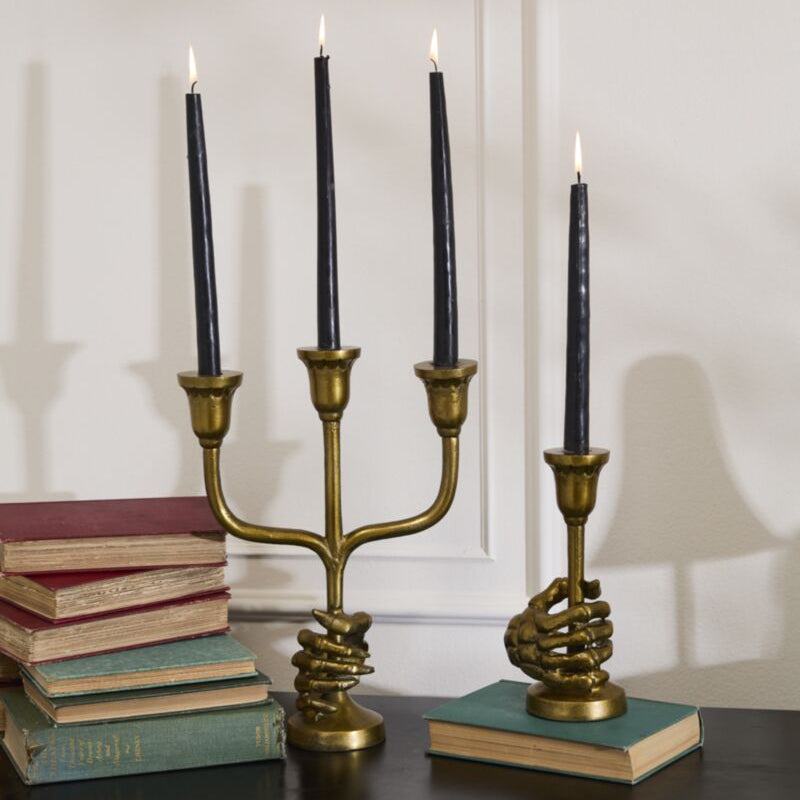 Skeleton Candle Holder
