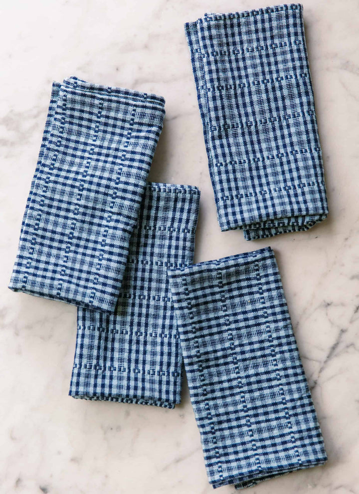 SOHO - Two Toned Indigo Napkins Heather Taylor Home simple SOHO - Two Toned Indigo Napkins Bonjour Fete - Party Supplies